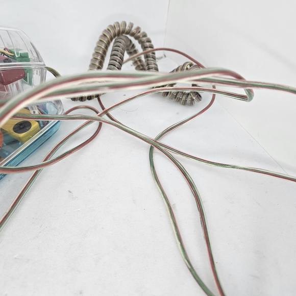 Vintage Unisonic 6900 1980's Clear See Through Push Button Phone Untested Broke? - Picture 5 of 12